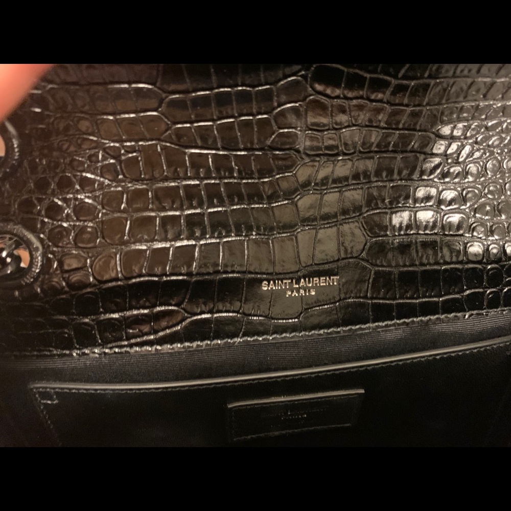 Saint Laurent croc bag,Limited edition (Authentic) comes with its certificate - Picture 8 of 13